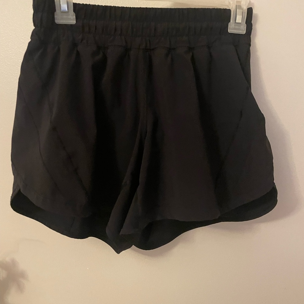 Lululemon Athletica Black Athletic Shorts Lightweight Sweat-Wicking
